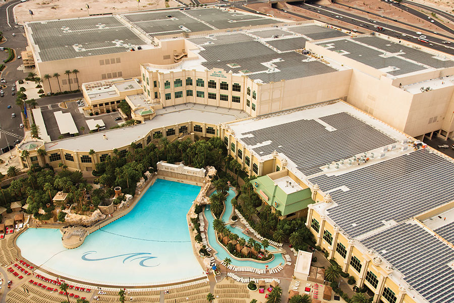 Got solar? MGM Resorts has installed one of the nation’s largest rooftop solar arrays.
