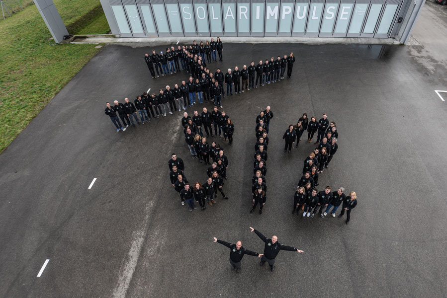 The Solar Impulse team. © Solar Impulse | Revillard | Rezo.ch