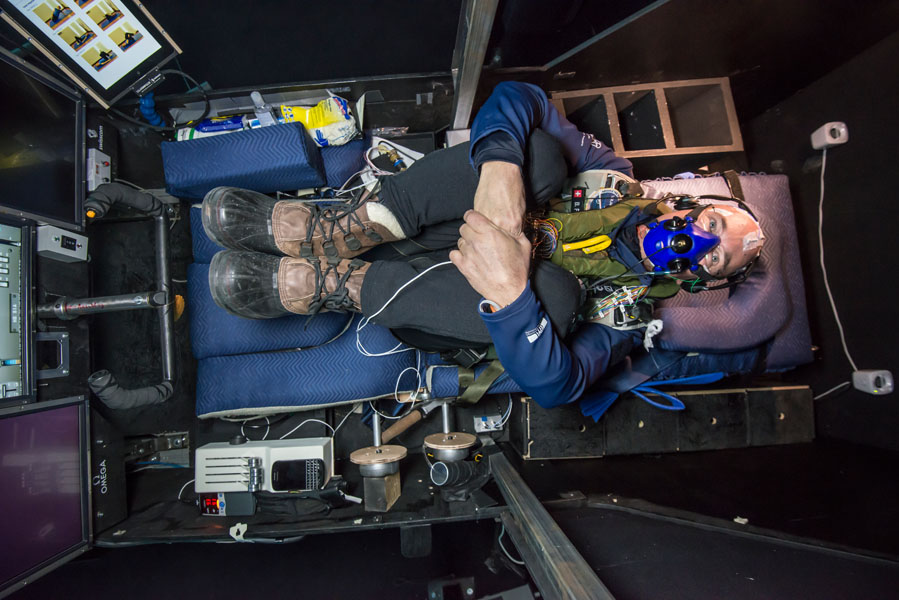 A 72 hours non-stop flight simulation. The is to make the pilot as “sustainable” as the aircraft.