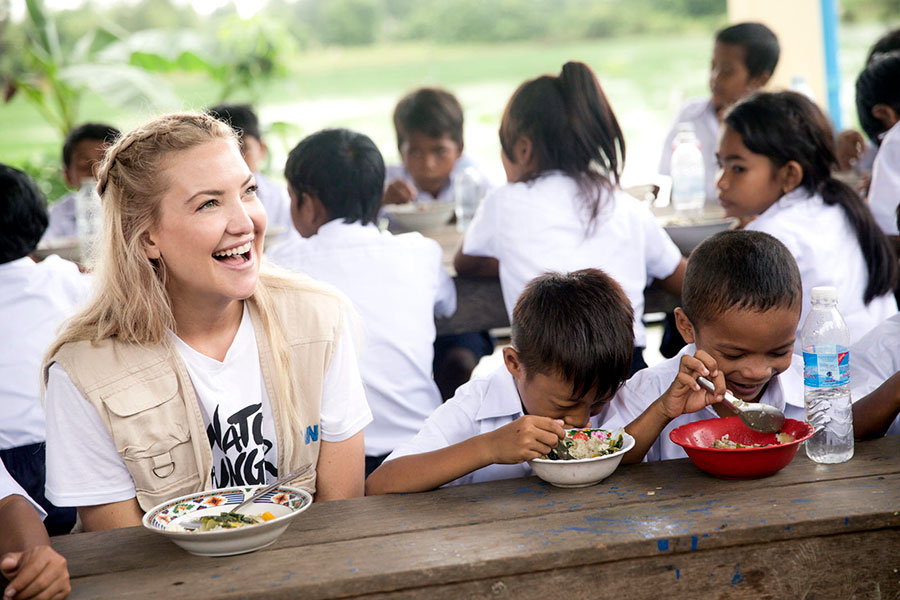 Kate Hudson And Michael Kors Fight Hunger in Cambodia