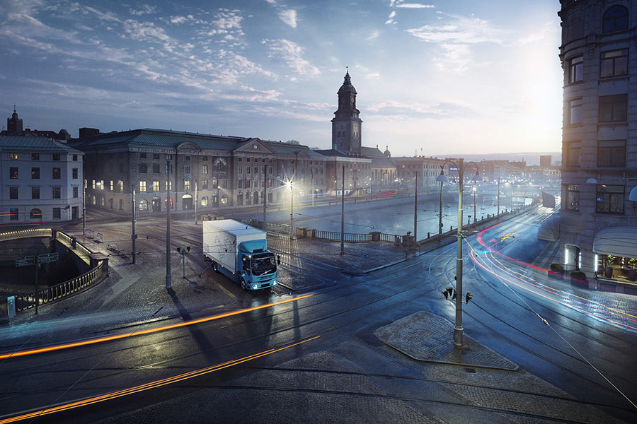 Volvo Premiers First All-Electric Truck