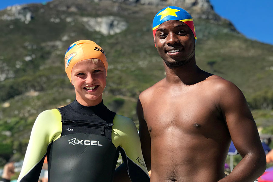 12-Year-Old Boy And Refugee Swim From Robben Island